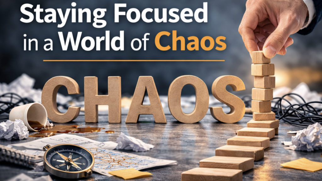 Chaos is everywhere. Focus is a leadership decision. The organizations that win are the ones that keep moving toward the goal.